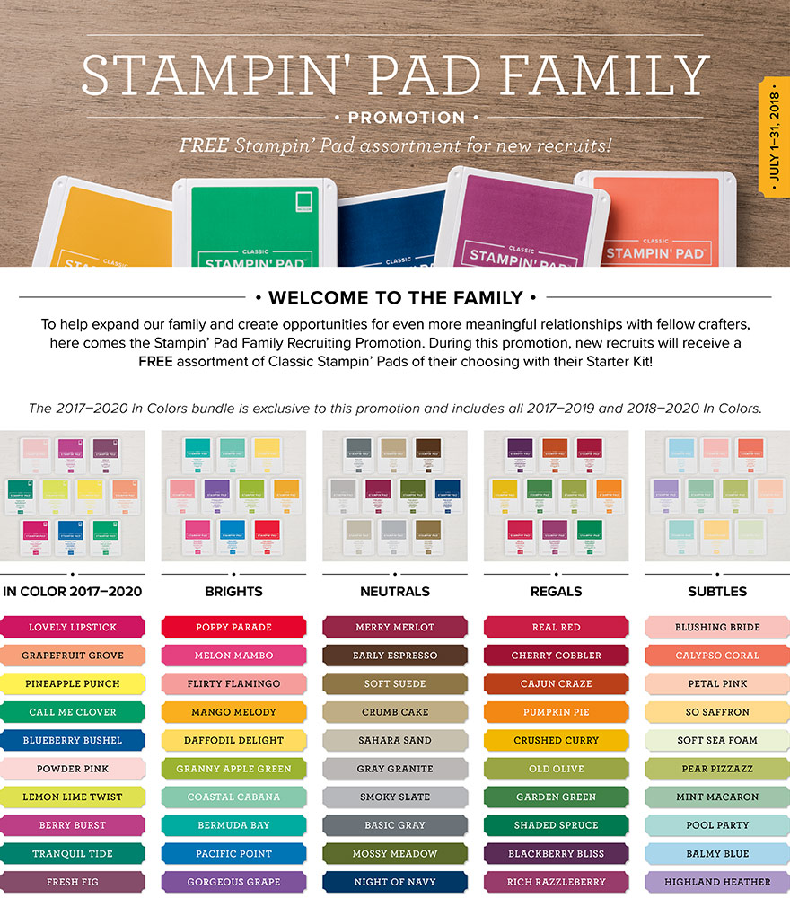 New Stampin' Up! colors! Janice Baranowski
