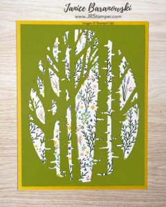 Aspen Tree dies, Tea Boutique Spring card